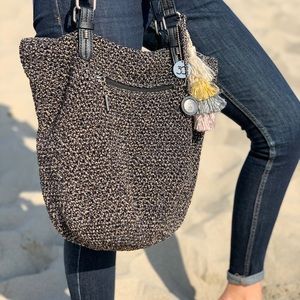 The Sak Silverwood Shopper Tote Urban StaticSilver